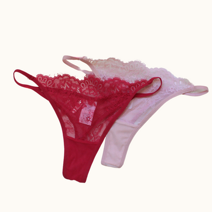 Dúo de panty Seductor ™ | Tul Spandex